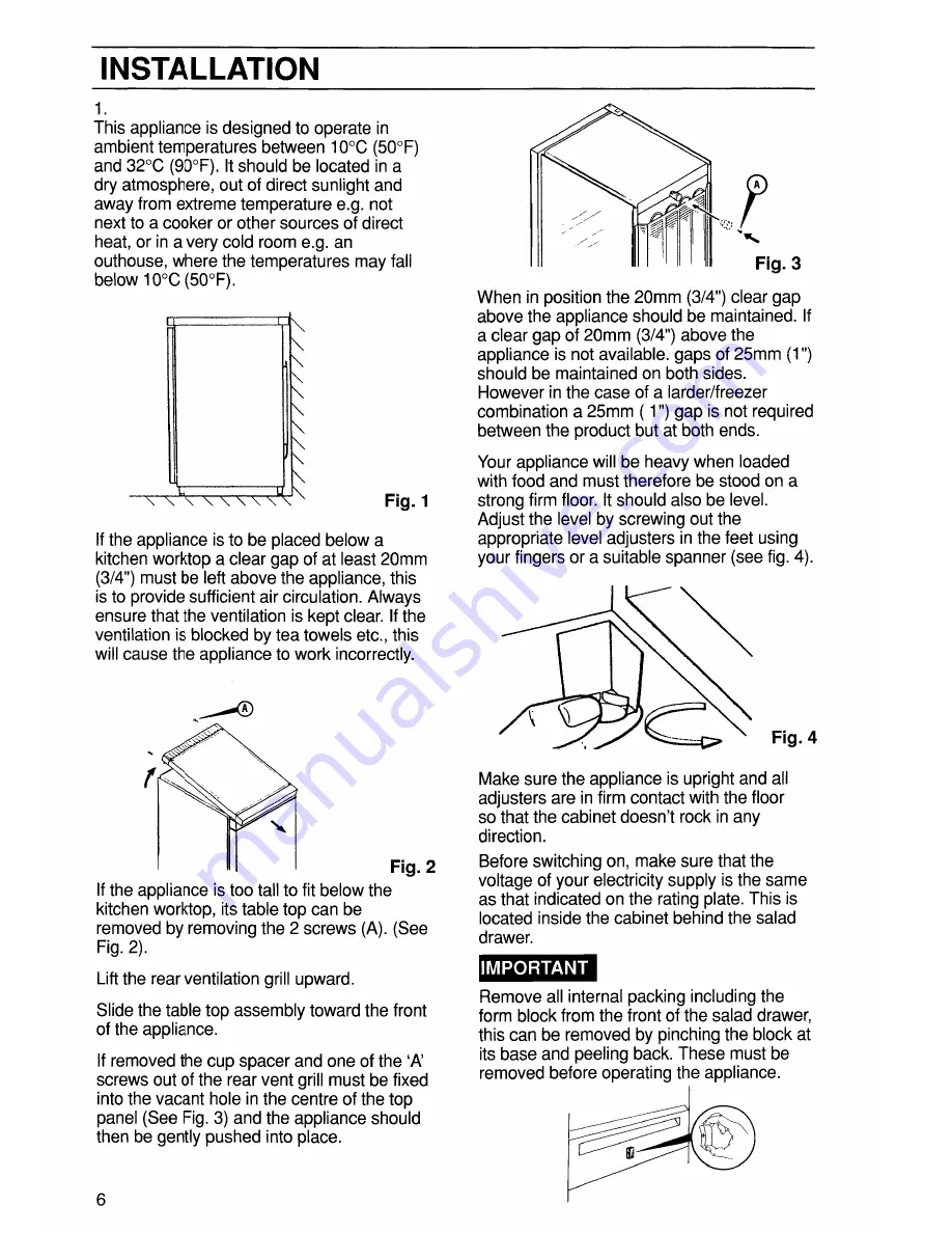 Zanussi ZFC 43L Instruction Booklet Download Page 8