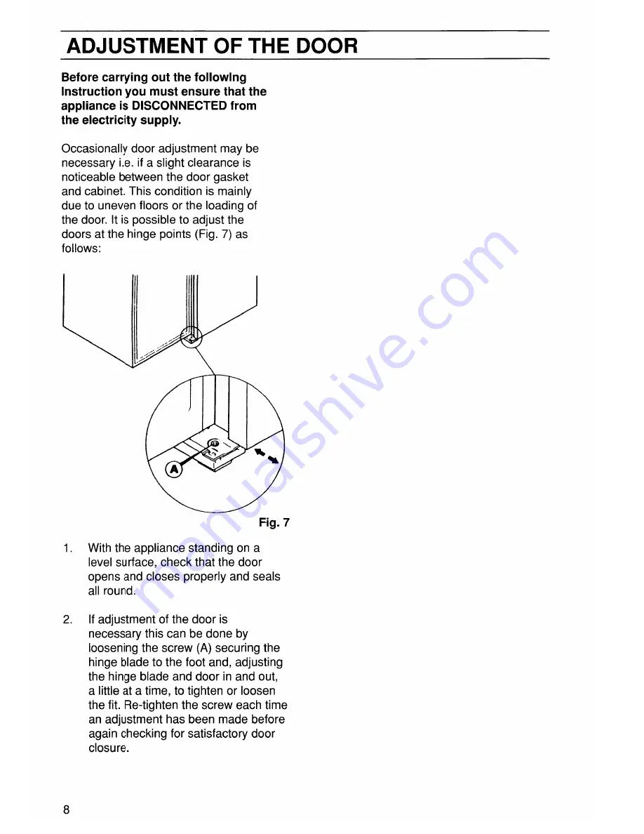 Zanussi ZFC 43L Instruction Booklet Download Page 10