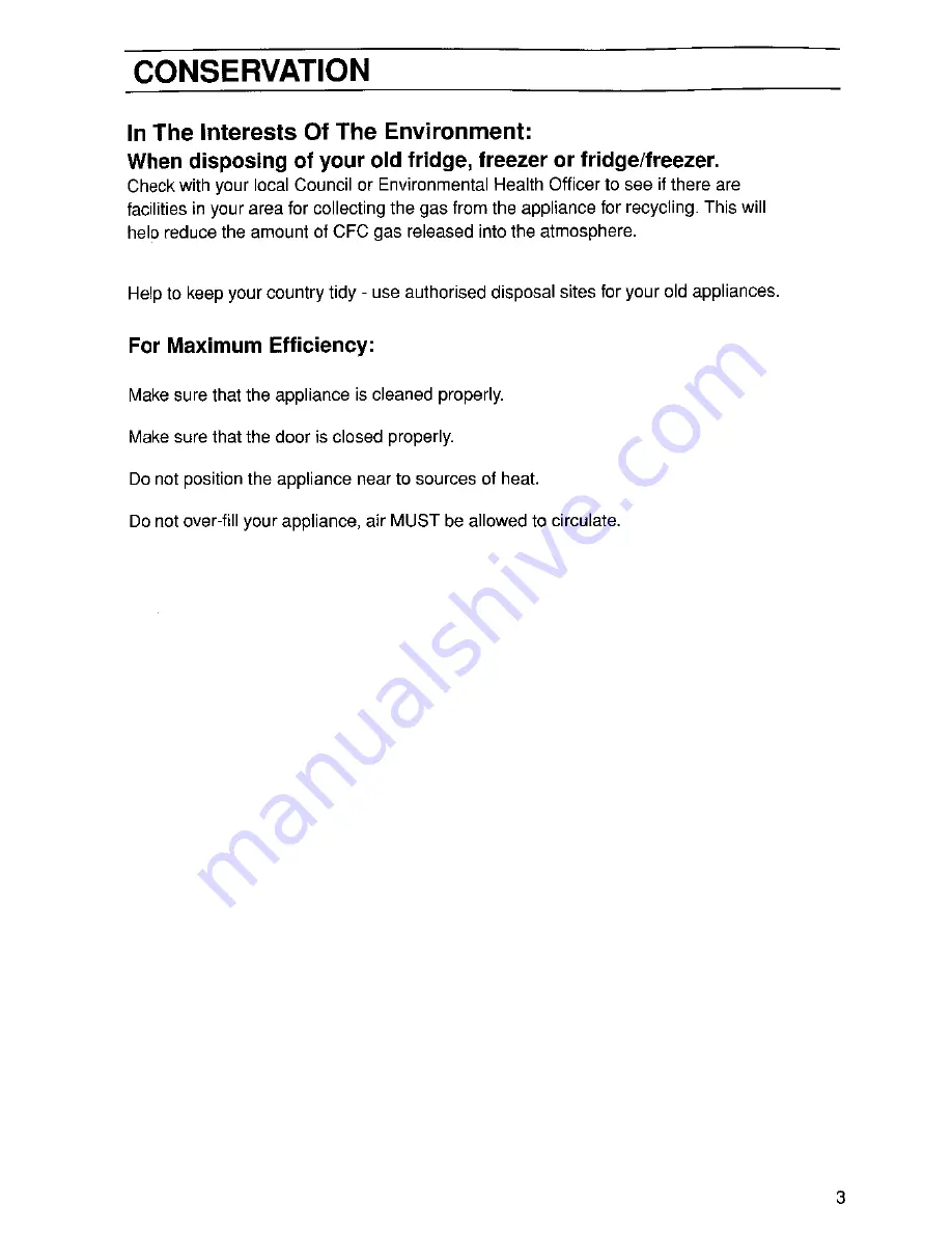 Zanussi ZFC 47 Instruction Booklet Download Page 5