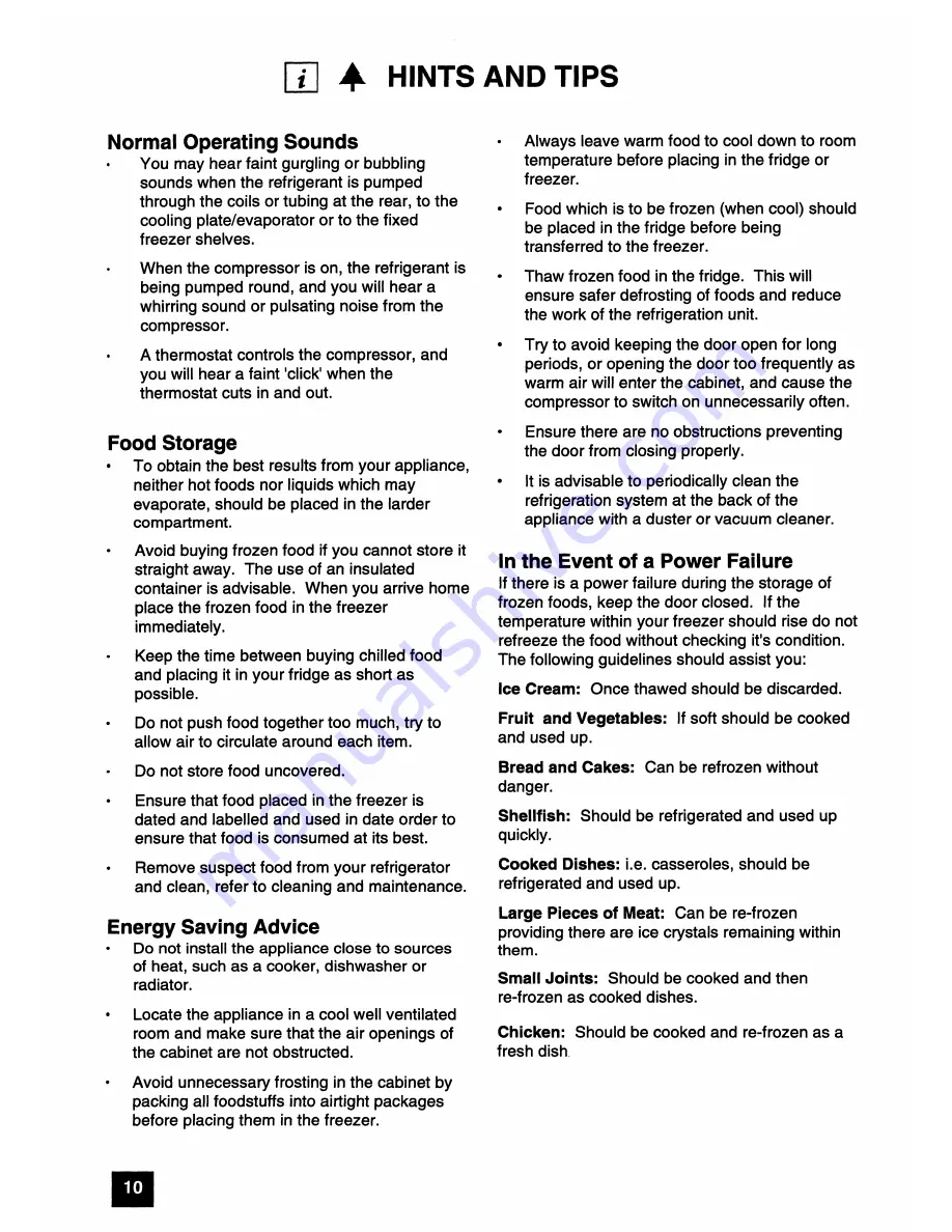 Zanussi ZFD 32R Instruction Booklet Download Page 10