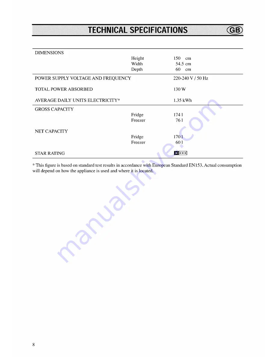 Zanussi ZFK 61/27 R Instruction Booklet Download Page 8