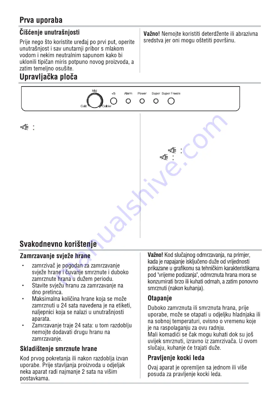 Zanussi ZFP18200WA User Manual Download Page 39