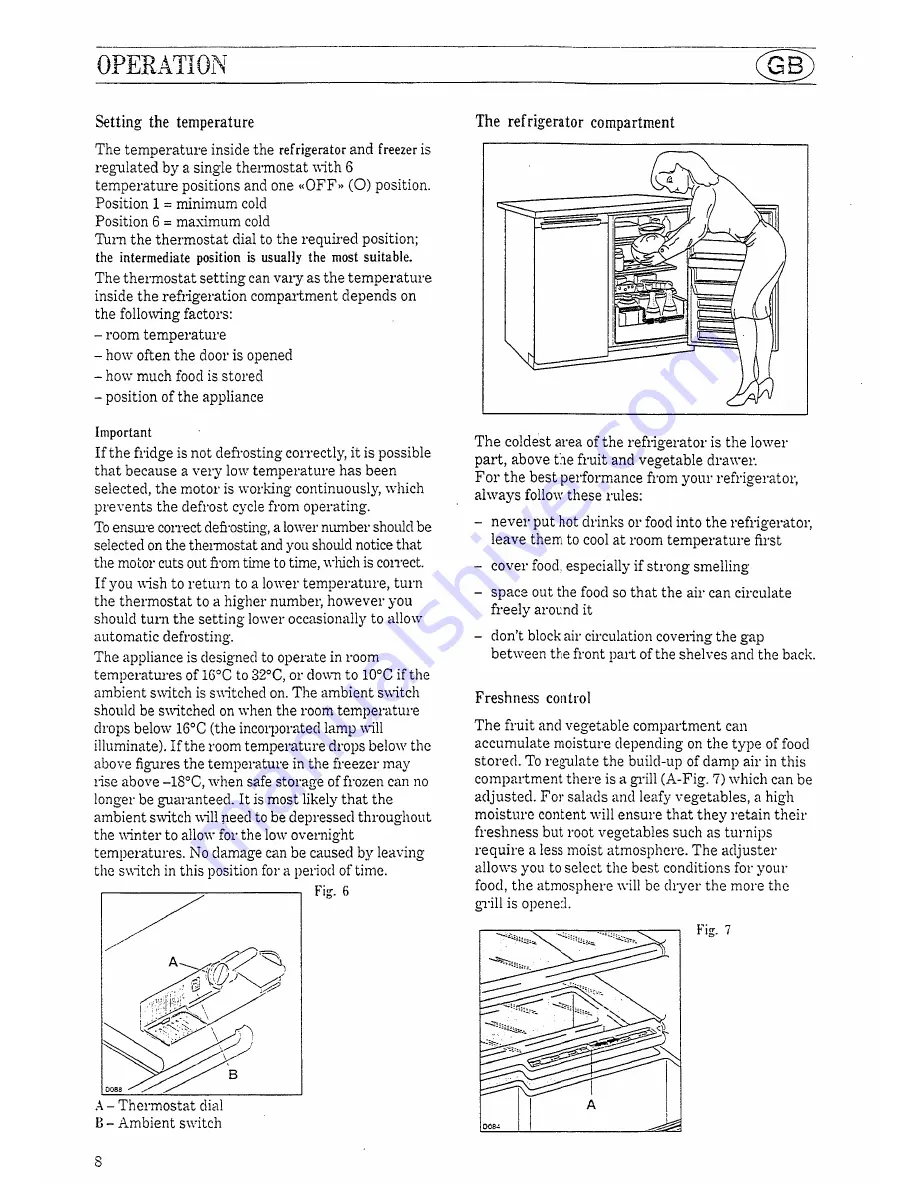 Zanussi ZFT 45/30 Instruction Booklet Download Page 8