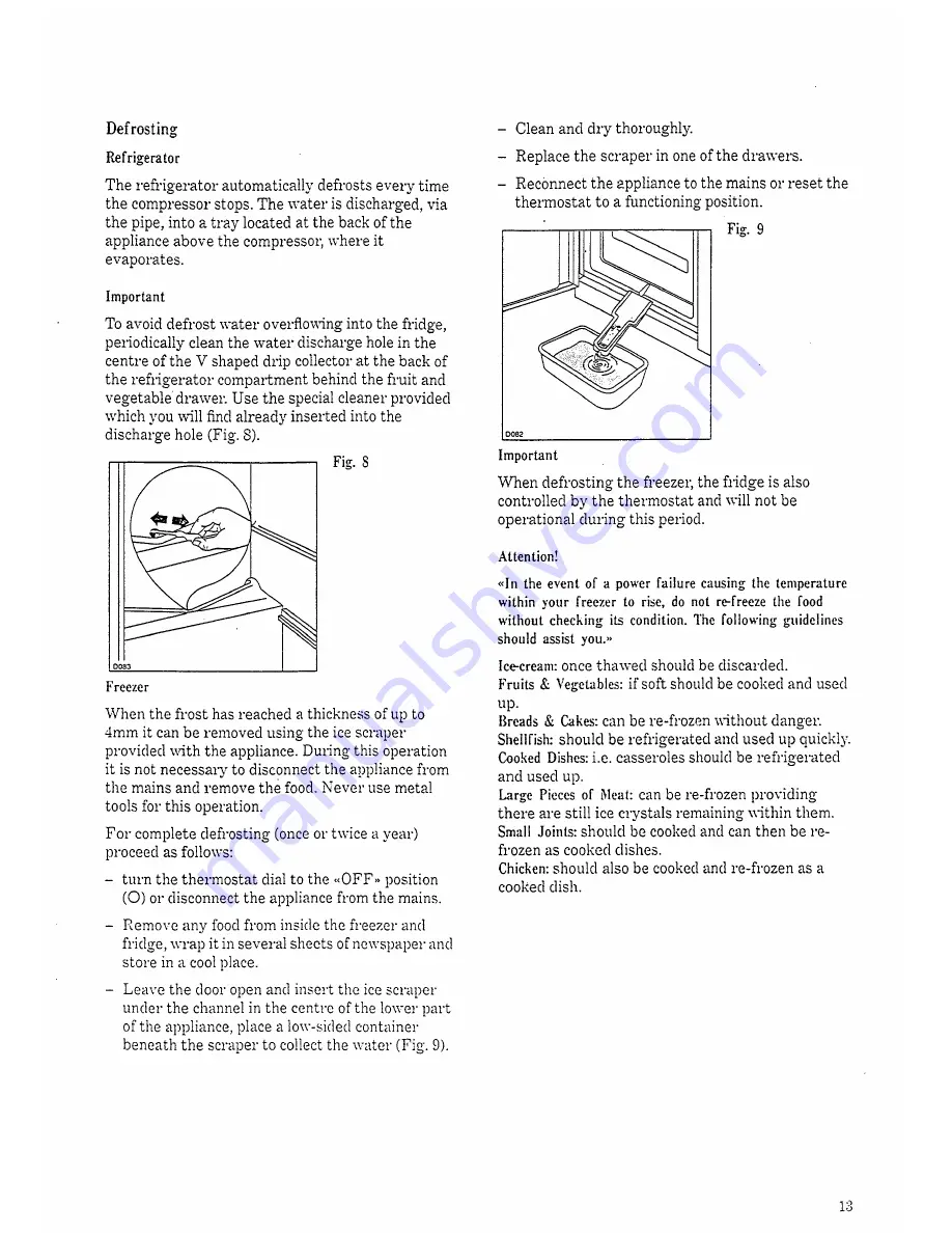 Zanussi ZFT 45/30 Instruction Booklet Download Page 13