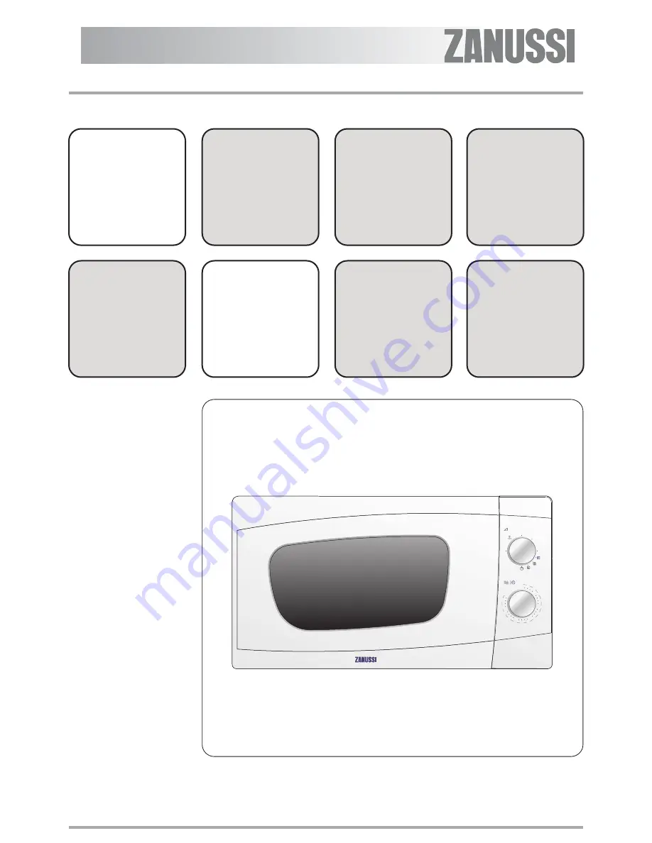 Zanussi zm21mg Скачать руководство пользователя страница 1