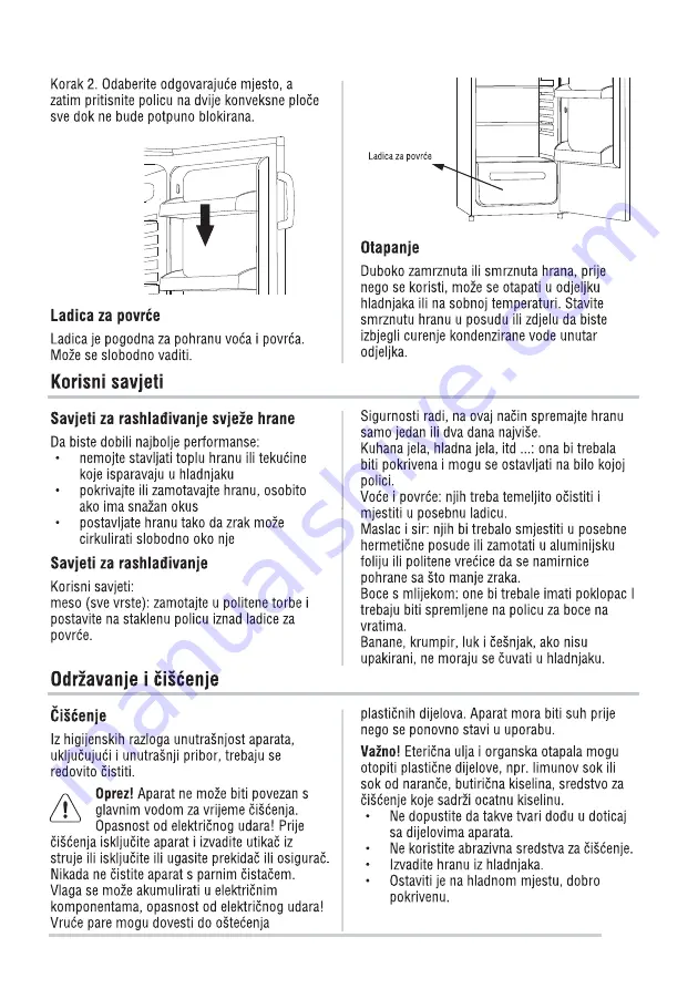 Zanussi ZRA226CWO User Manual Download Page 45