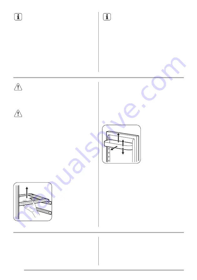 Zanussi ZRA40100XA Скачать руководство пользователя страница 6