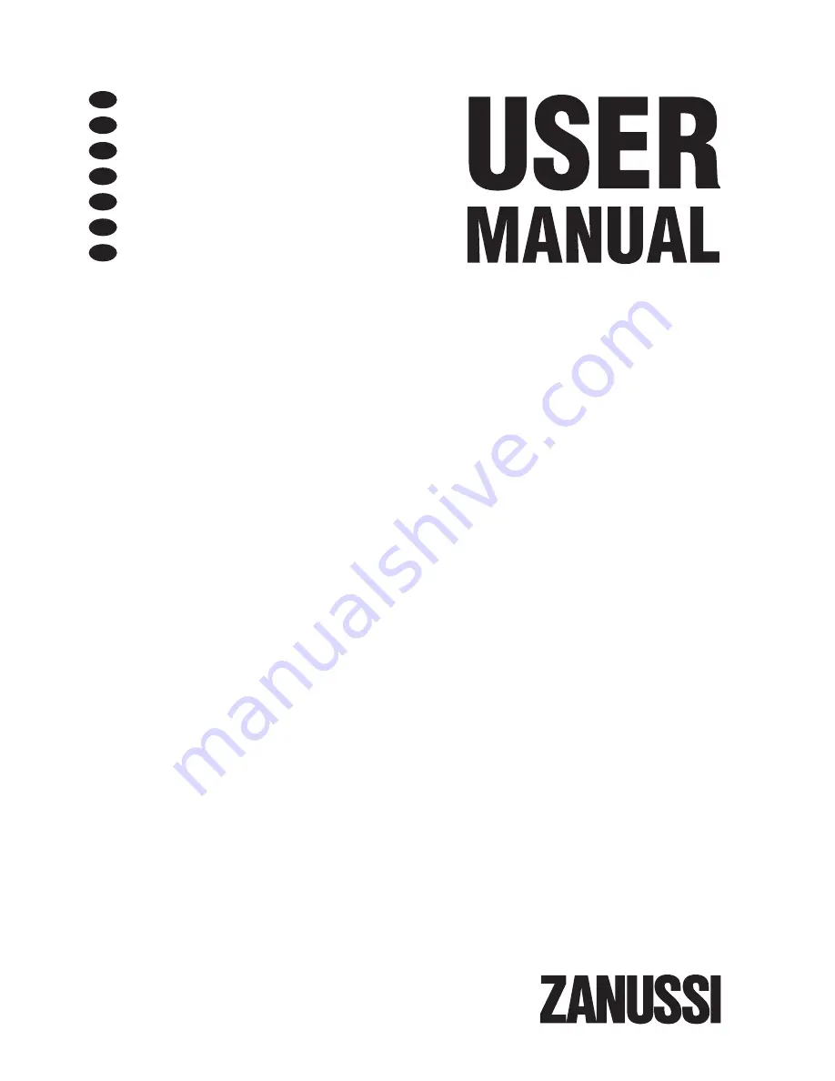 Zanussi ZRA720CW User Manual Download Page 1