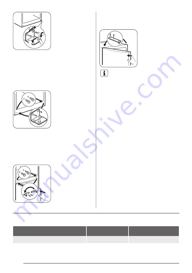 Zanussi ZRB36104WA User Manual Download Page 58