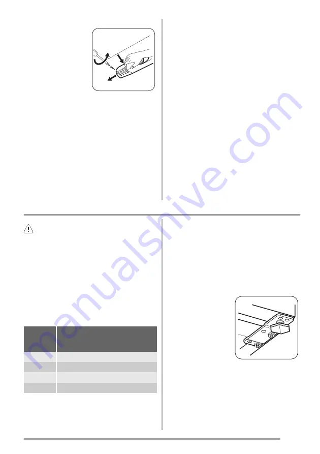 Zanussi ZRG14801WA User Manual Download Page 63