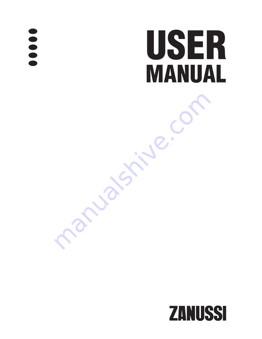 Zanussi ZRX71100WA User Manual Download Page 1