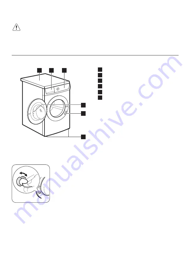 Zanussi ZWF71443W User Manual Download Page 4