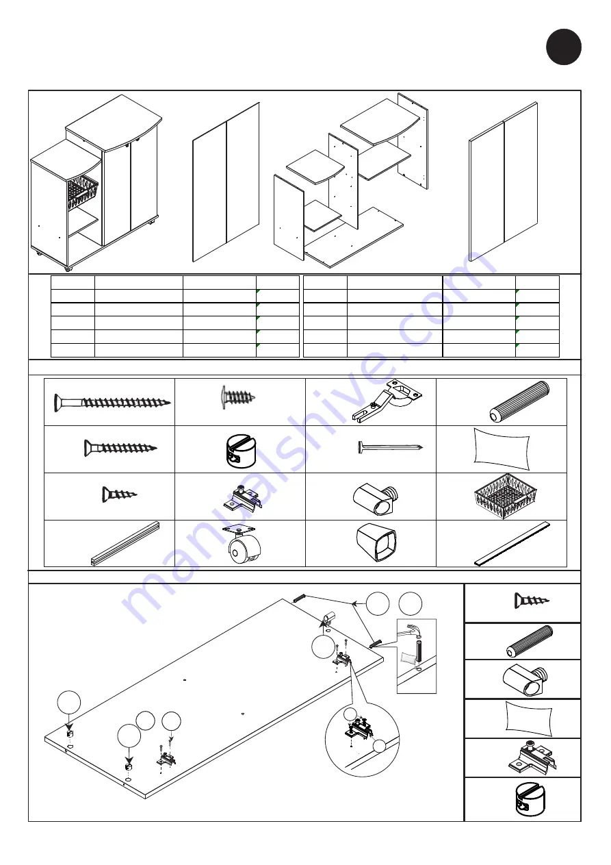 Zanzini Armario 08830200 Instruction Manual Download Page 1