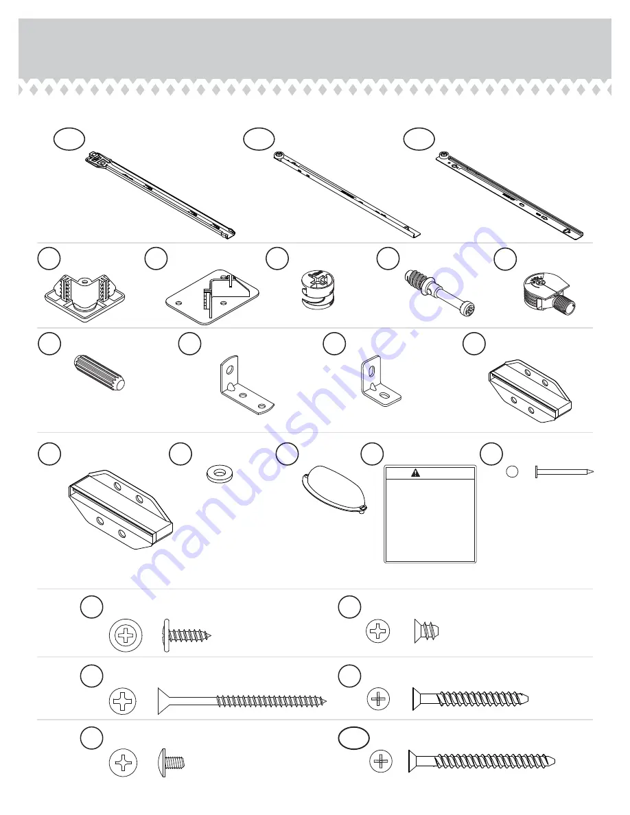 Zanzini Dresser Instruction Booklet Download Page 4