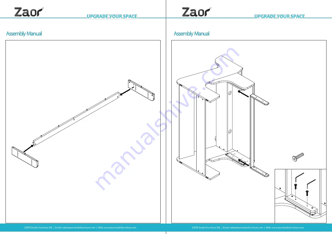 Zaor Miza 49 Flex Assembly Manual Download Page 11