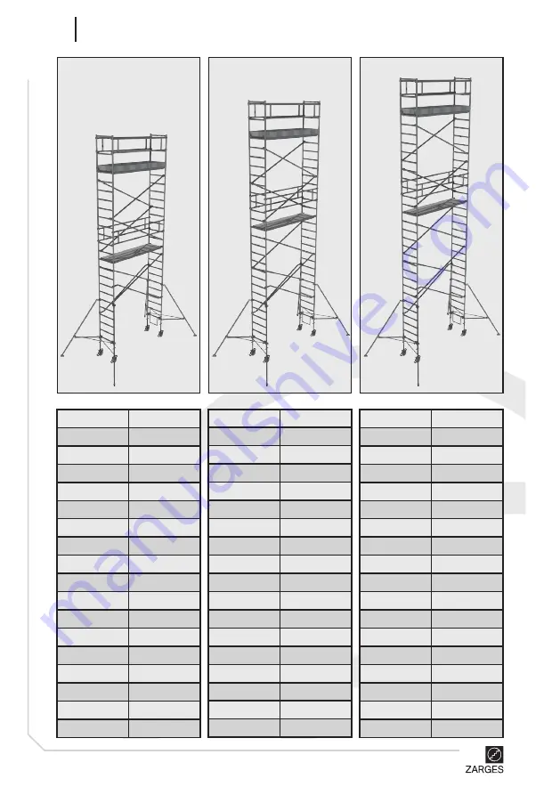 zarges 52030 Assembly And Usage Instructions Download Page 18