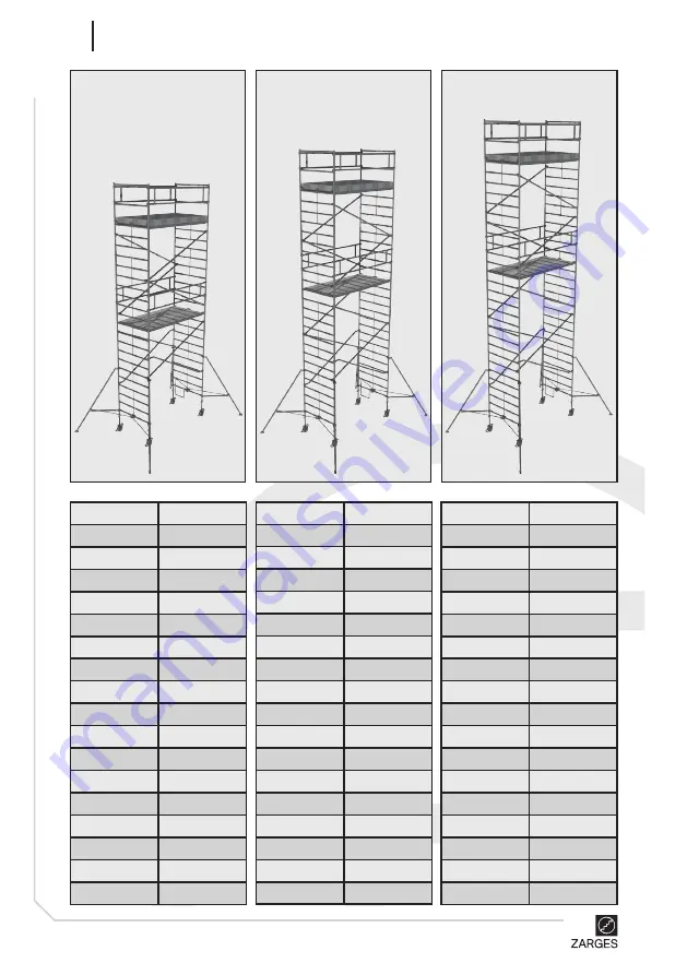 zarges 52030 Assembly And Usage Instructions Download Page 20