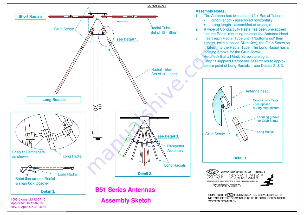 ZCG B51H Installation Manual Download Page 2