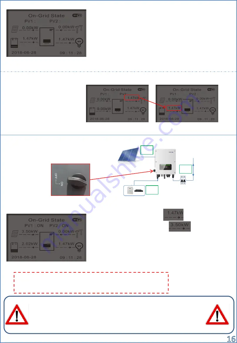 ZCS Azzurro HYD 3000 ES Quick Installation Manual Download Page 16