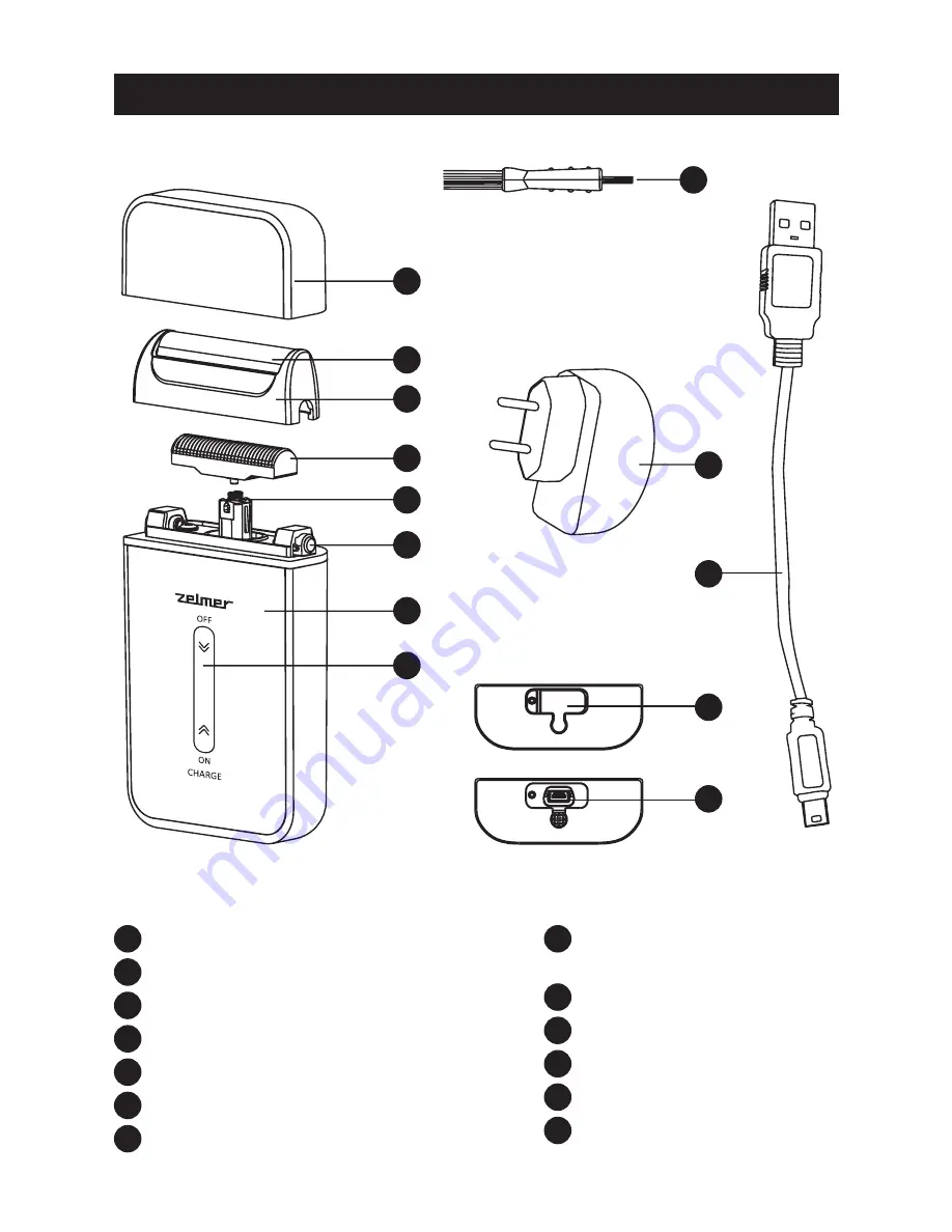 Zelmer SH1010 Скачать руководство пользователя страница 6