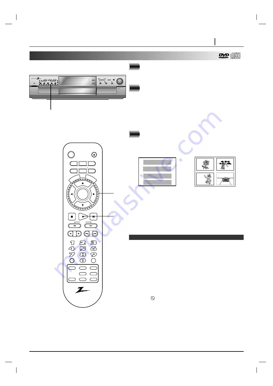 Zenith DVC2515 Operating Manual Download Page 18