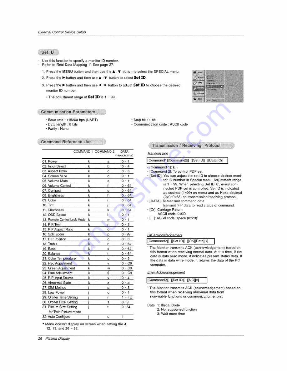 Zenith P60W38 Series Installation & Operation Manual Download Page 26