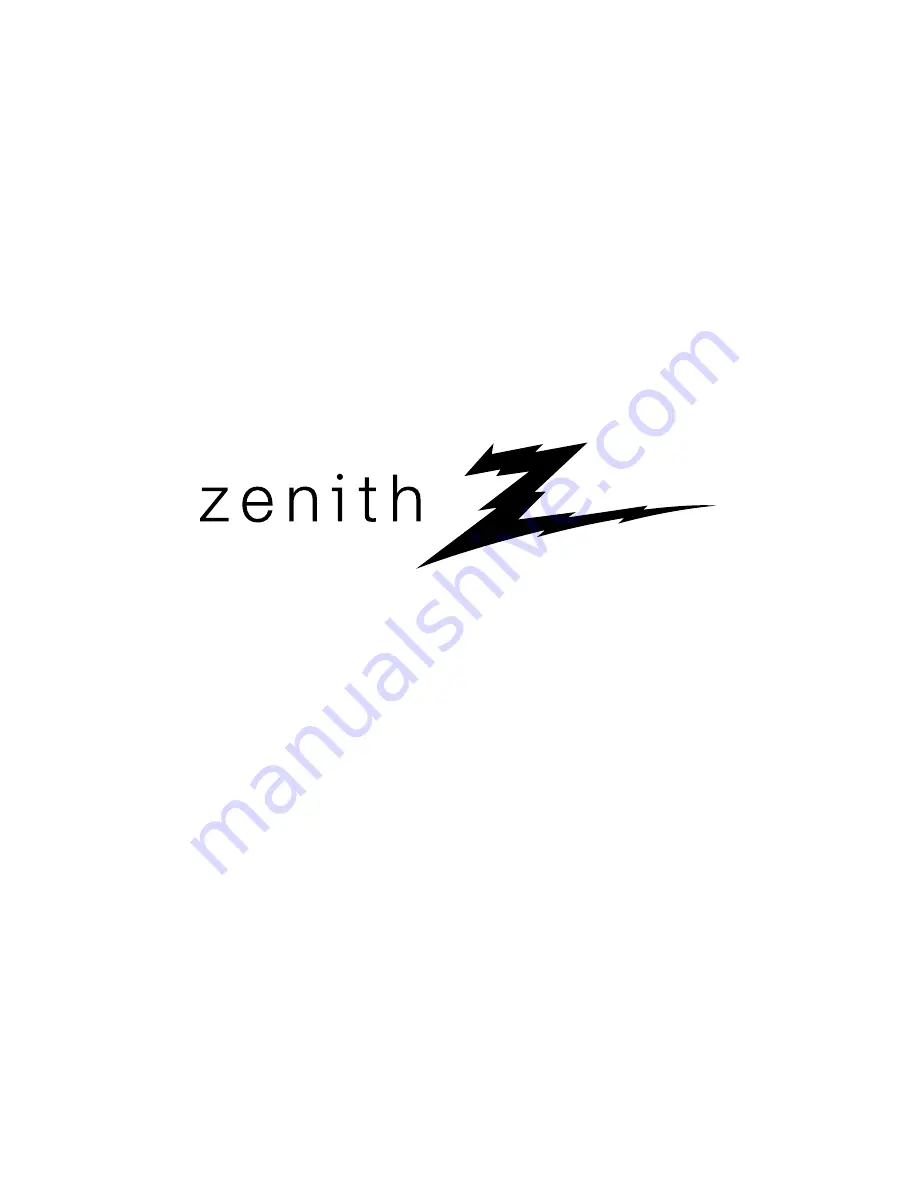 Zenith P60W38 Series Service Manual Download Page 43