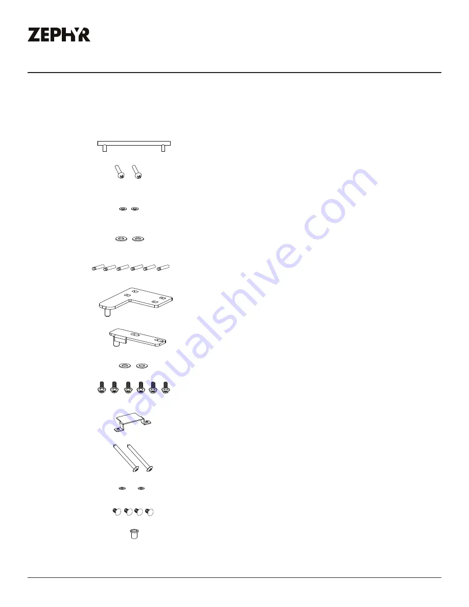 Zephyr PRB24F01AG Use, Care And Installation Manual Download Page 43