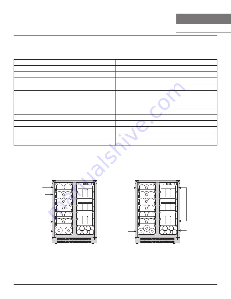 Zephyr Presrv PRWB24C32BG Скачать руководство пользователя страница 14