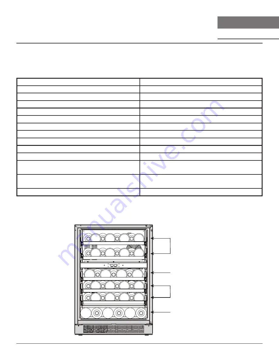 Zephyr PRW24C02BBSG Use, Care And Installation Manual Download Page 42