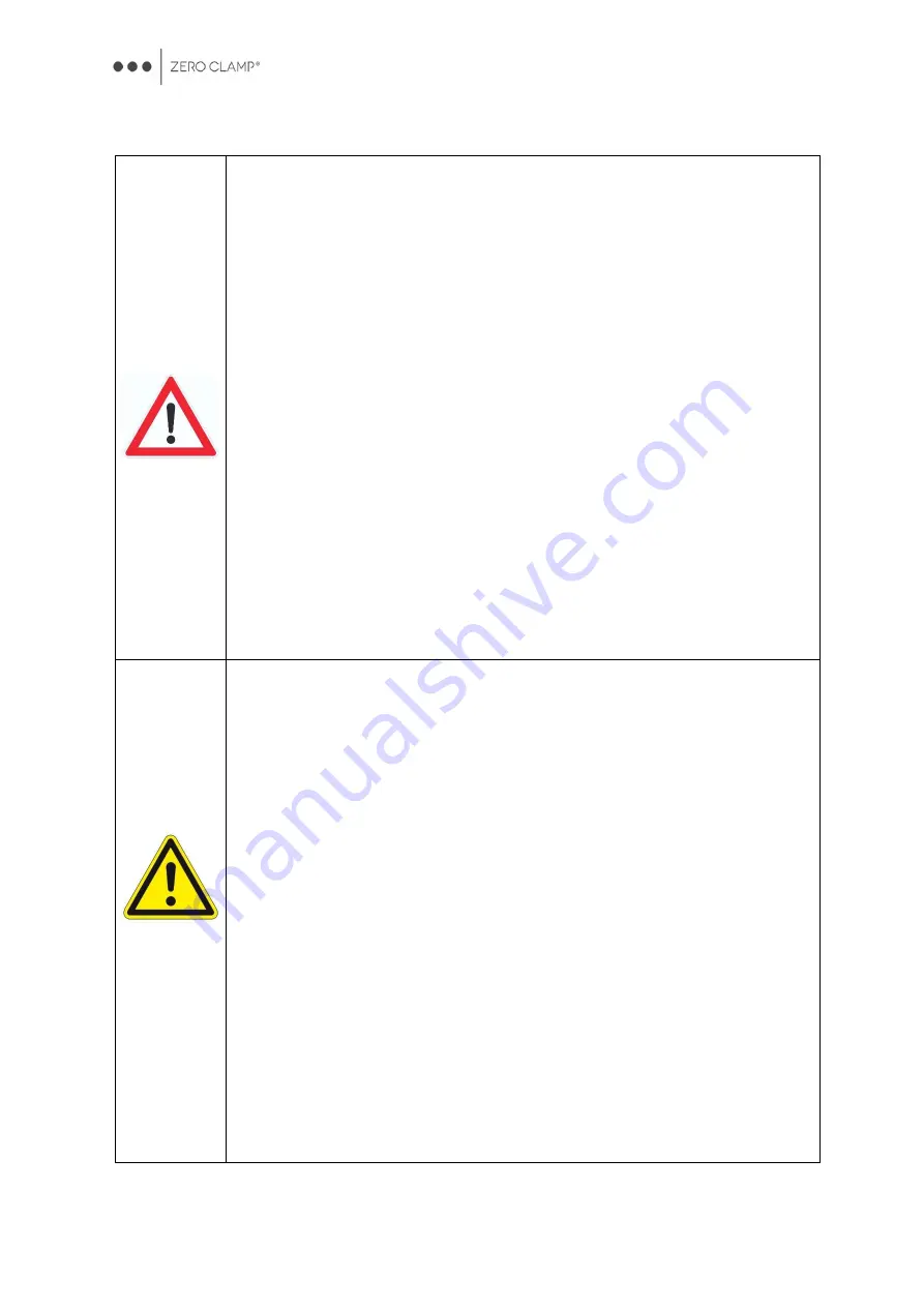 ZeroClamp 21838 Assembly And Maintenance Instruction Download Page 15