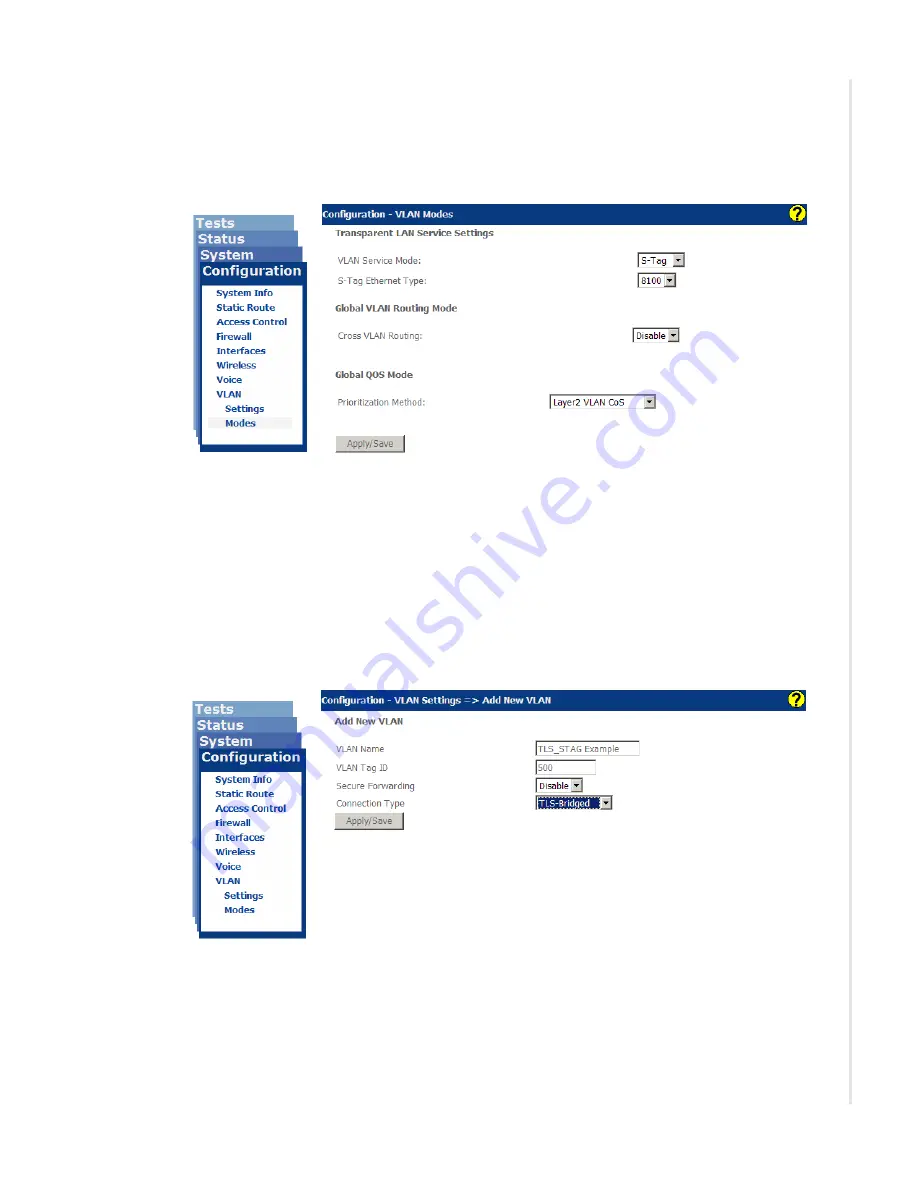 Zhone zNID-GE-2402 Configuration Manual Download Page 203