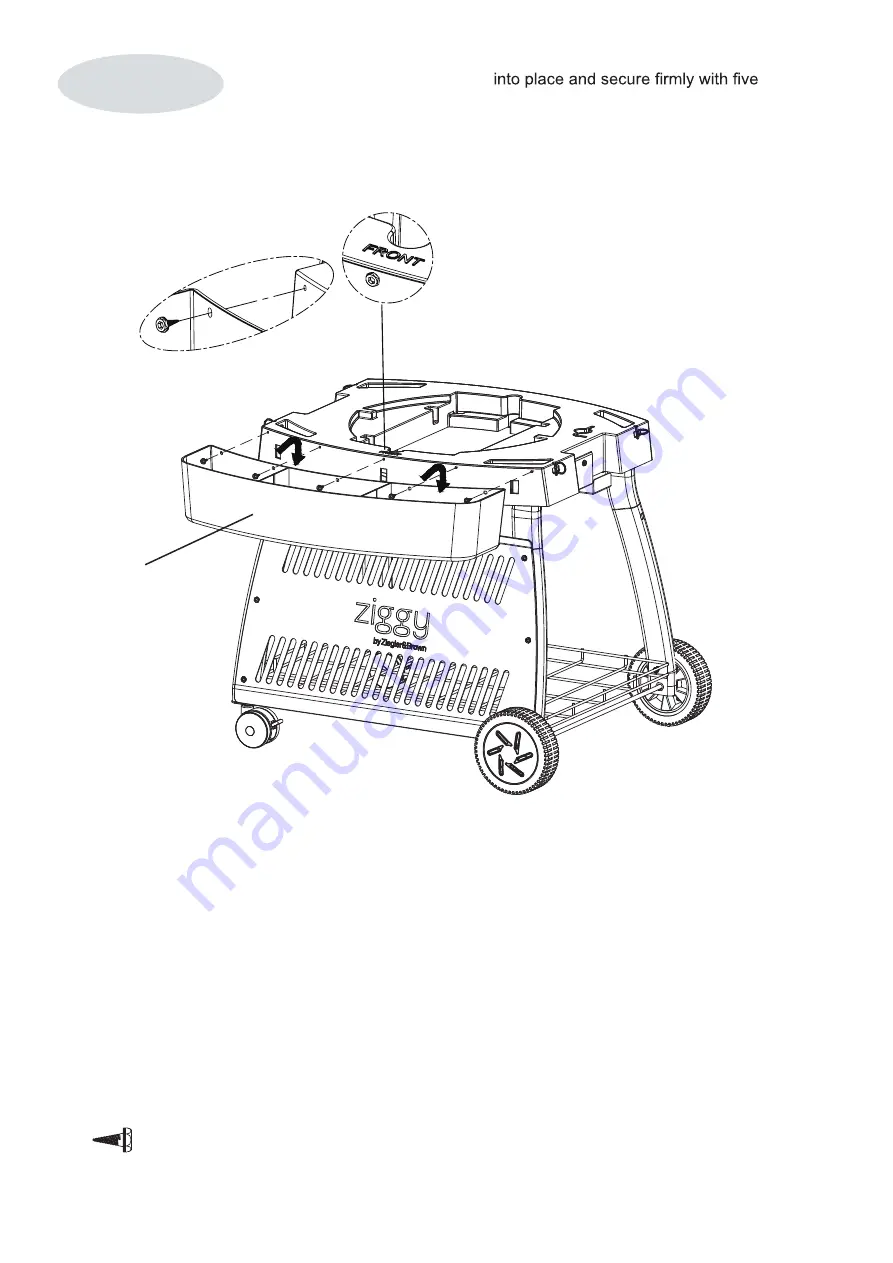 Ziegler & Brown ZG3GCARTC Assembly Instructions Manual Download Page 10