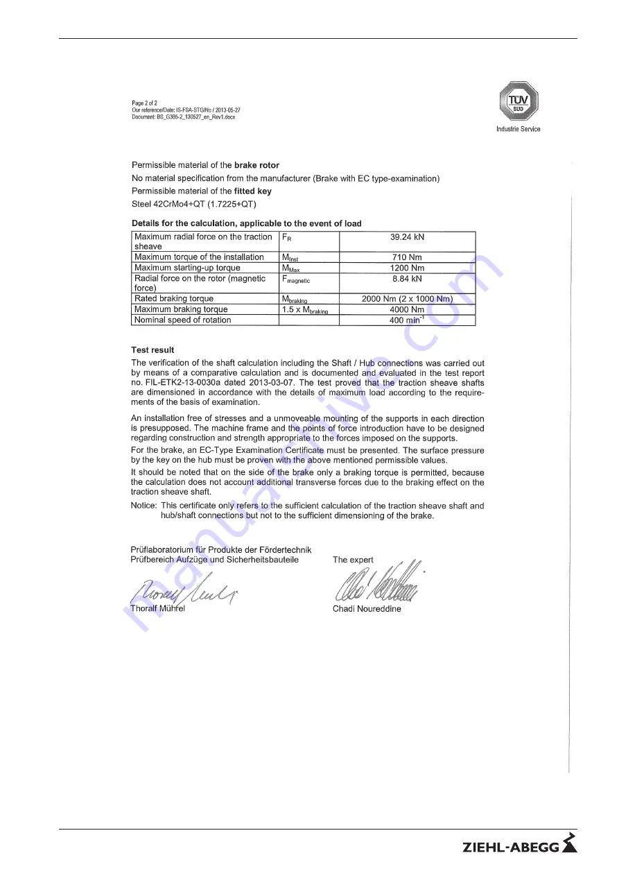 ZIEHL-ABEGG ZA top SM225.40B Скачать руководство пользователя страница 73