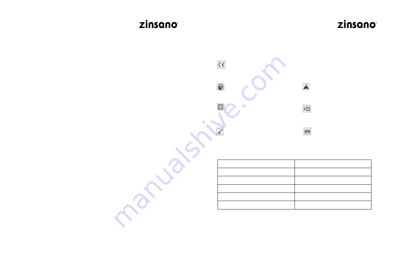Zinsano DG-60 Скачать руководство пользователя страница 5