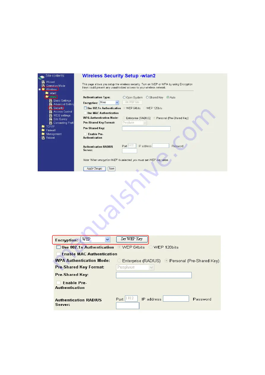 Zinwell ZW-2200-IA User Manual Download Page 42