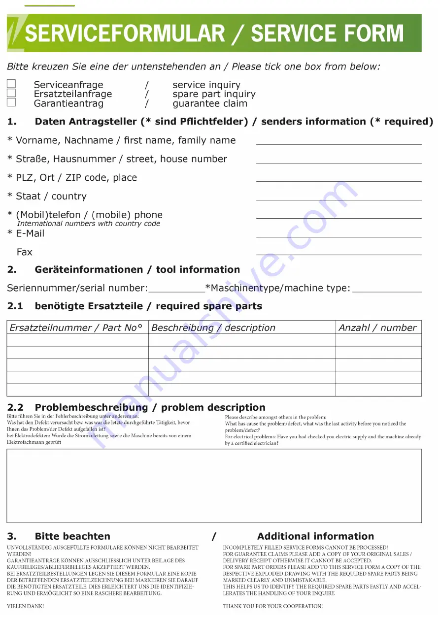 ZIPPER MASCHINEN 9120039233499 User Manual Download Page 61