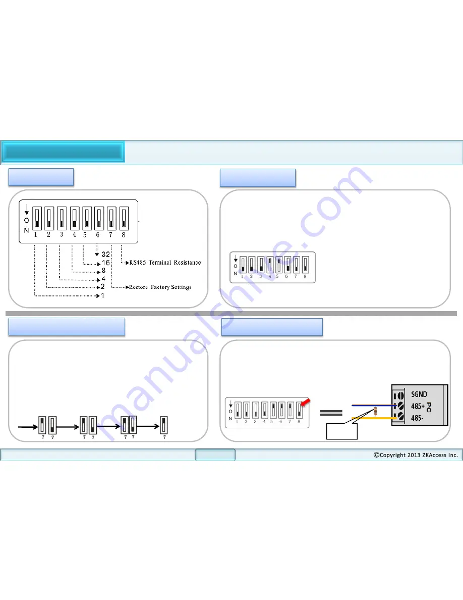 ZKaccess Inbio460 Скачать руководство пользователя страница 19