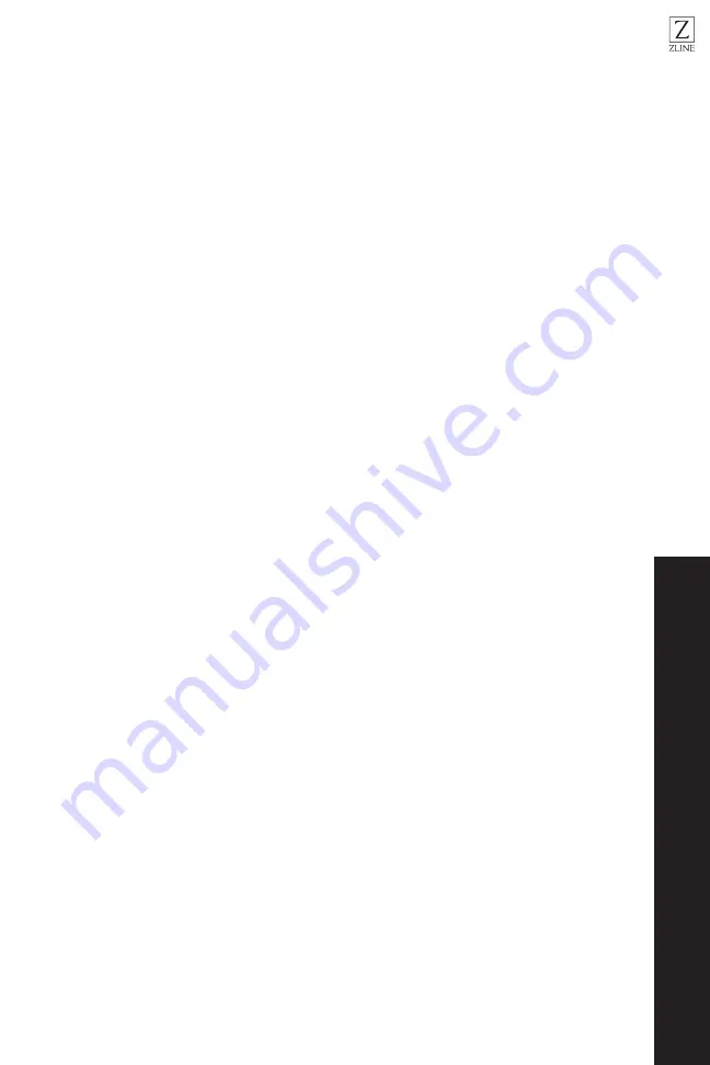 Zline RK62342 Installation Manual And User'S Manual Download Page 59