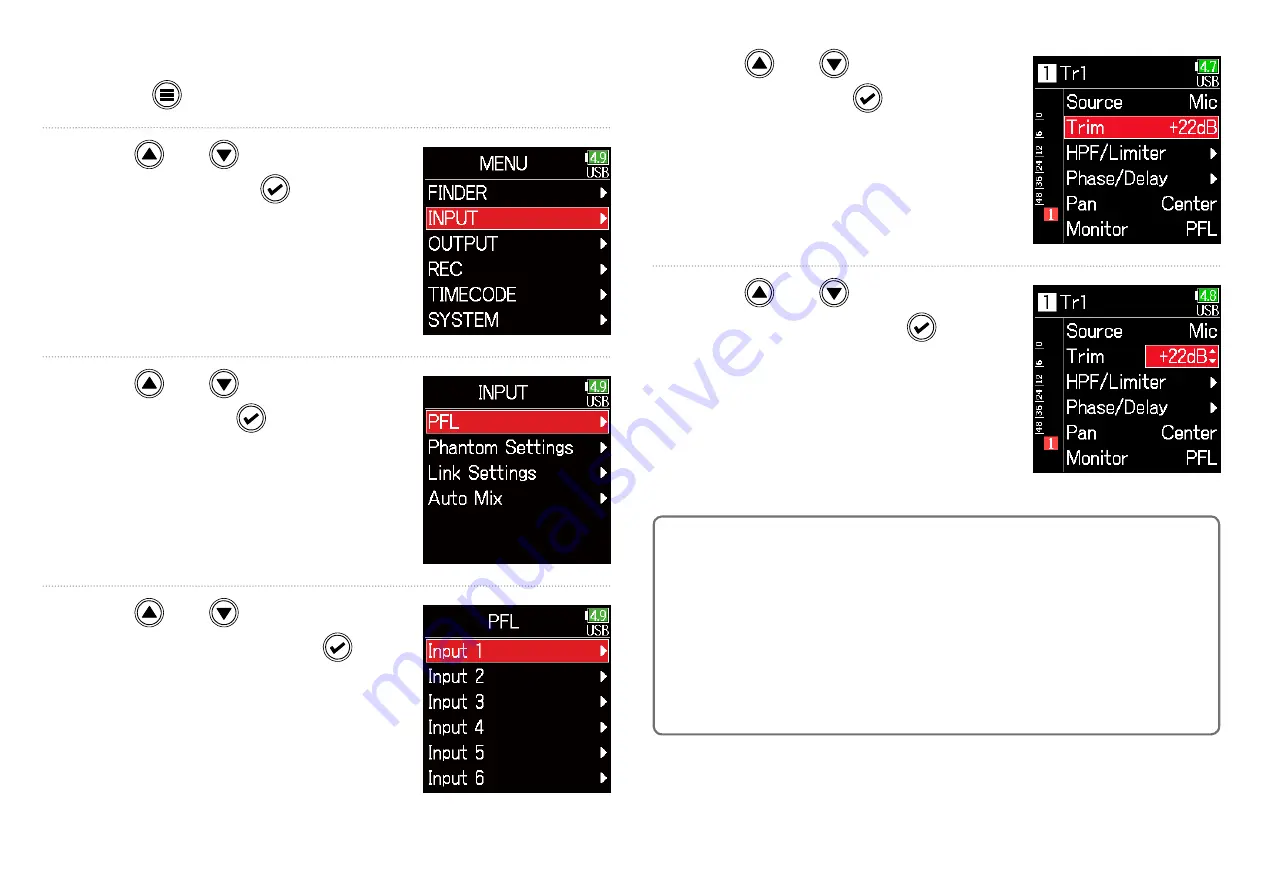 Zoom F6 Operation Manual Download Page 25