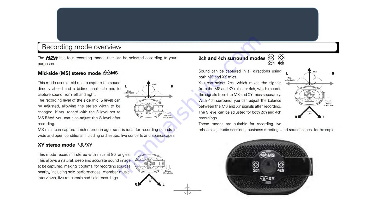 Zoom Handy Recorder H2n Скачать руководство пользователя страница 8