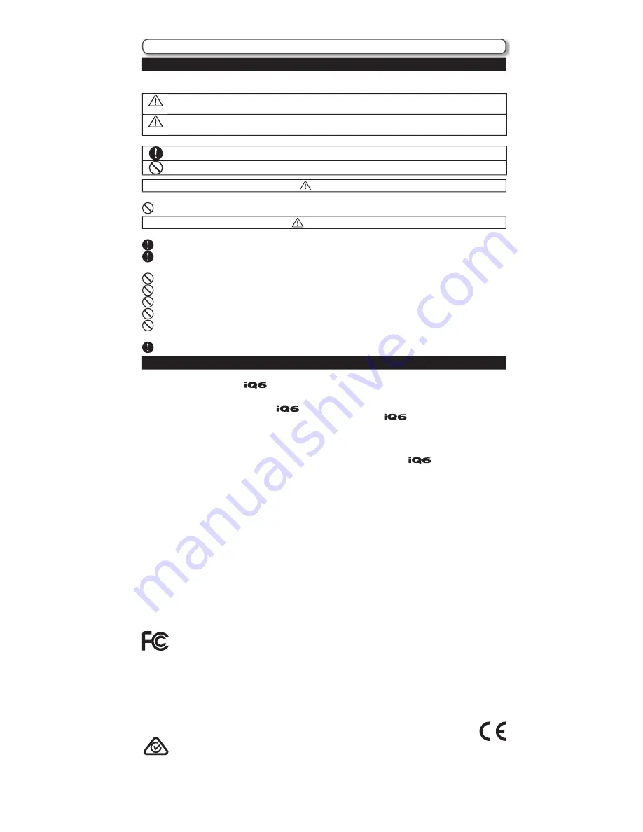 Zoom iQ6 Operation Manual Download Page 2