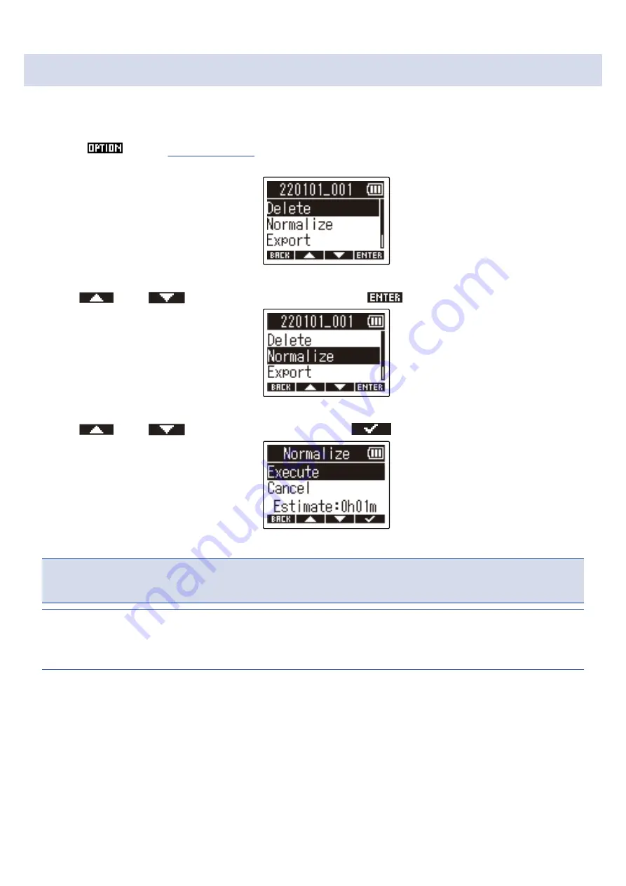 Zoom MicTrak M2 Operation Manual Download Page 55