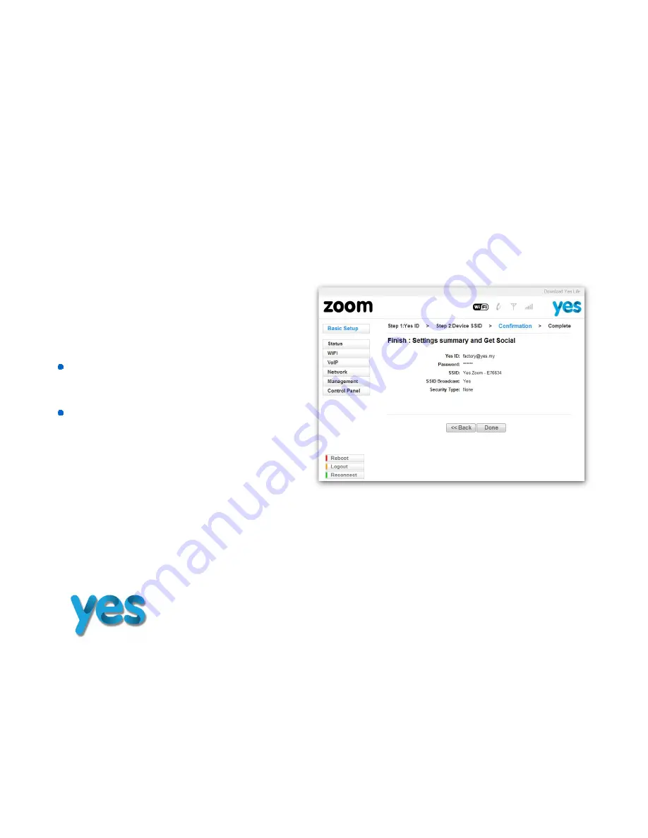 Zoom Yes User Manual Download Page 24