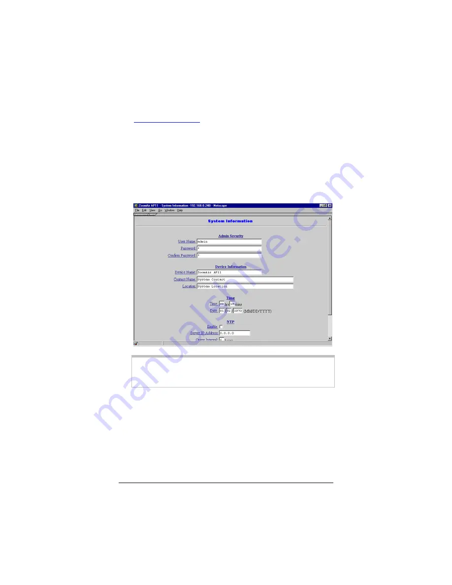 Zoom ZoomAir AP11 Installation Manual Download Page 21