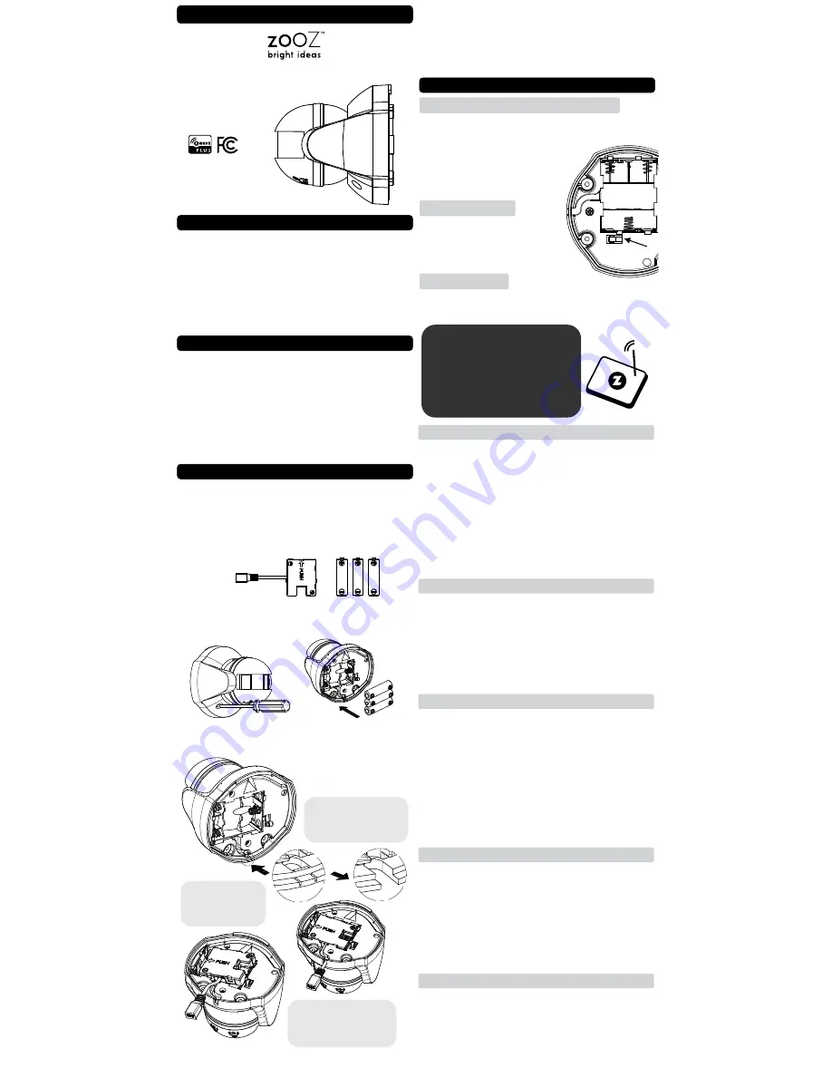 ZooZ ZSE29 User Manual Download Page 1