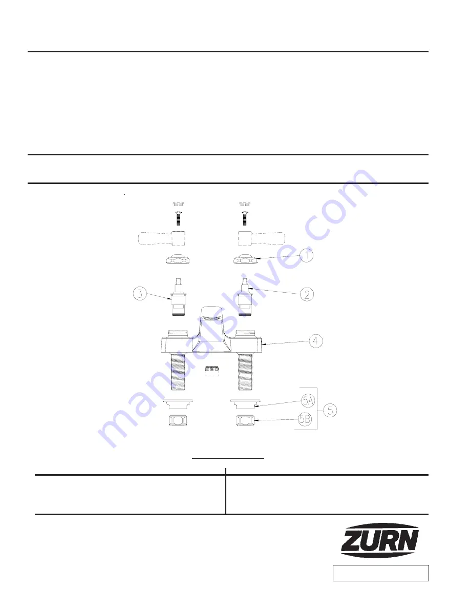 ZURN AQUASPEC Z-81100 SERIES Installation Instructions Download Page 2