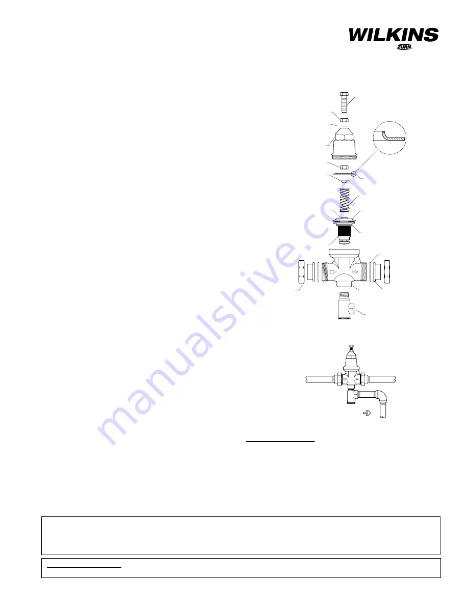 ZURN WILKINS BR4EC Installation And Maintenance Instructions Download Page 1