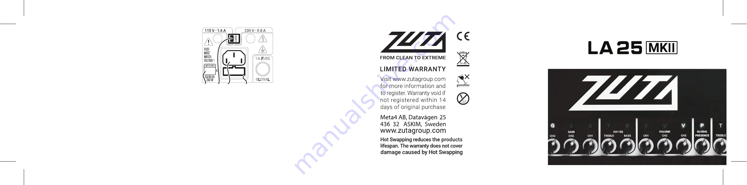 Zuta LA 25 MKII Quick Start Manual Download Page 1