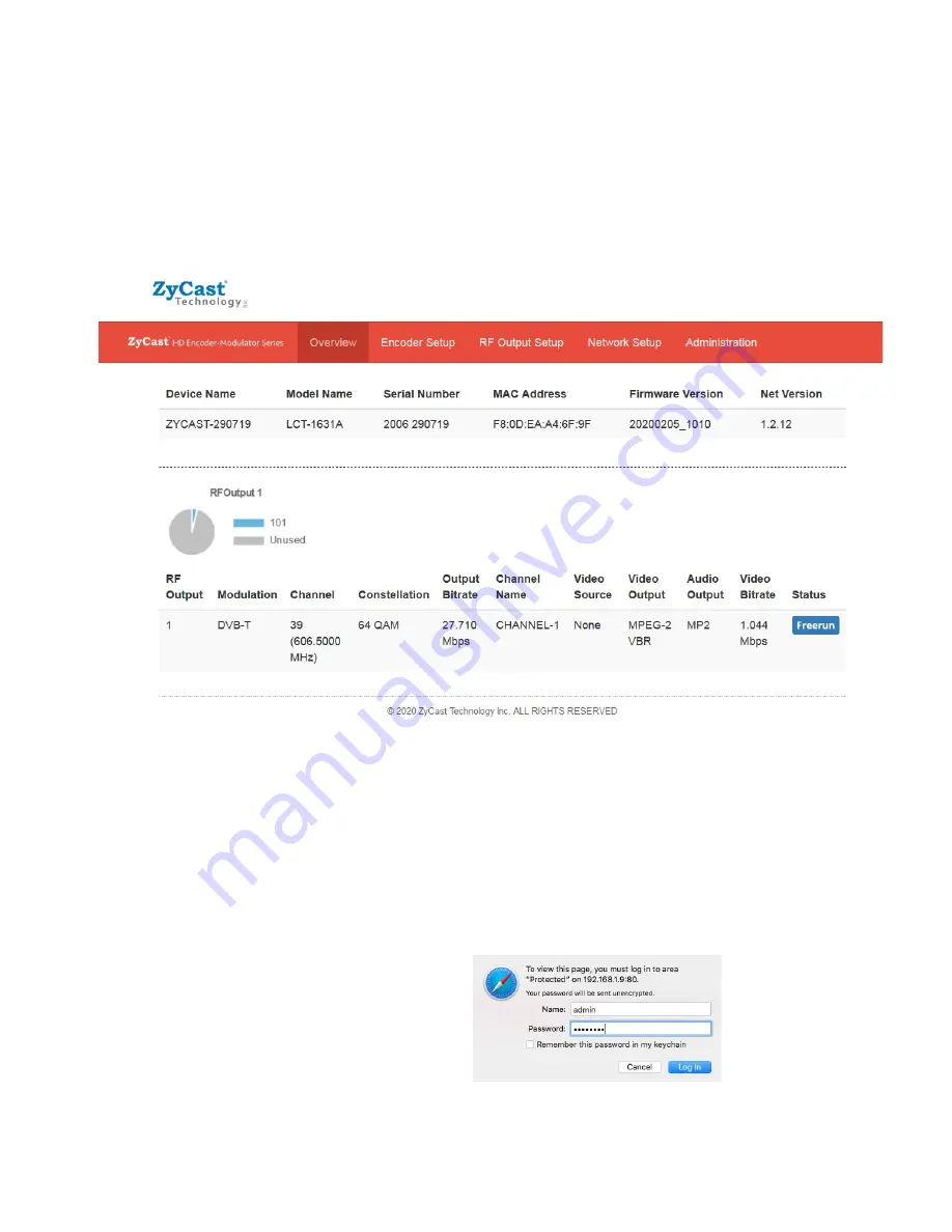 ZyCast LCT-1631A User Manual And Installation Manual Download Page 8